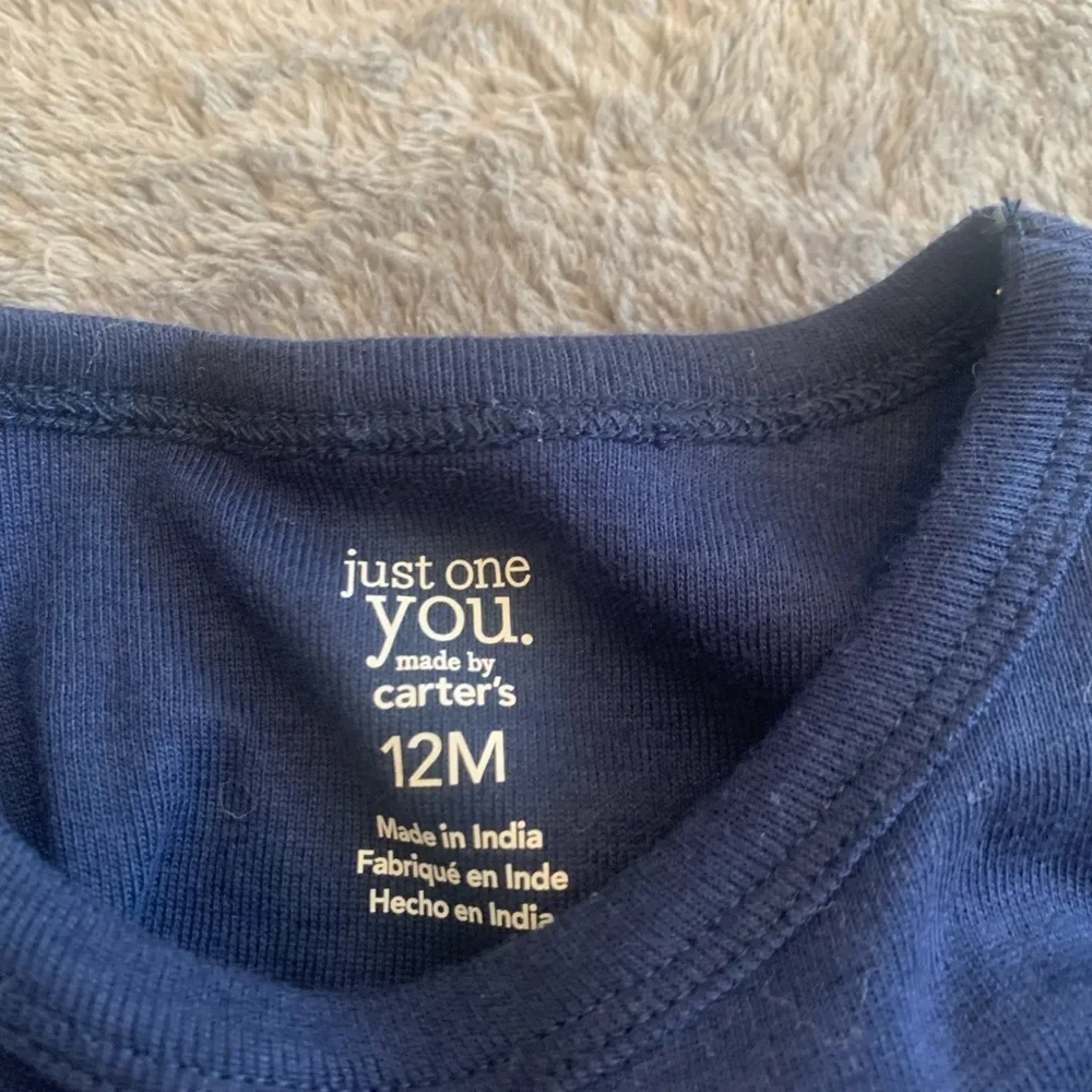 Carter's Deep Blue Baby Top